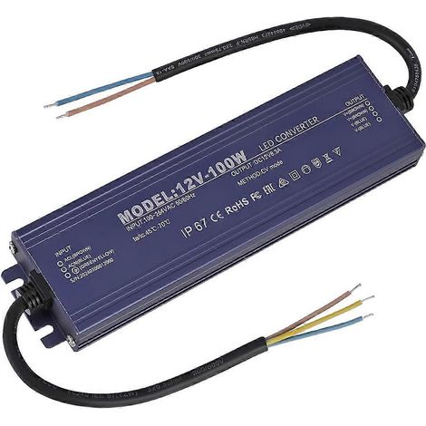 12V LED-Treiber IP67 wasserdicht 12V 100W Netzteil-Transformator