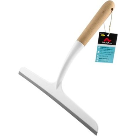 Nettoyant vitres multi-usages LAUXA HOME, caoutchouc flexible, 24,5 x 24 cm, sans résidus liquides