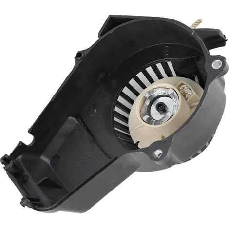 Avviamento a strappo universale per moto, moto da cross e quad da 47-49 cc a 2 tempi (nero) (1/4)