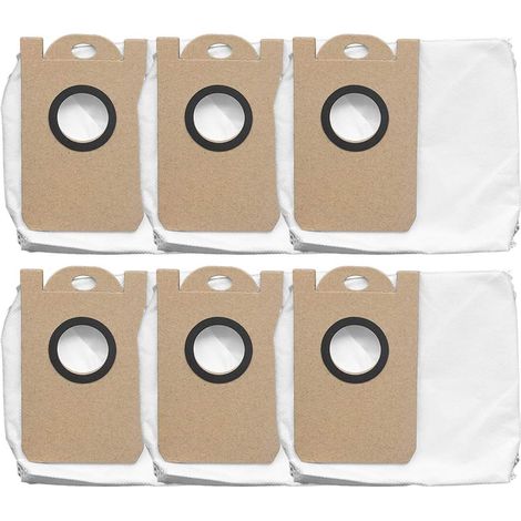 Lot de 6 sacs à poussière pour Proscenic M7 Pro, étanches, grande capacité, pour aspirateur iHome AutoVac Nova-Fei Yu (1/5)