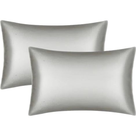 Taie Doreiller Satin - 51 x 76 cm Fermeture Enveloppe Pour Cheveux Et Peau Lot De 2 (1/5)