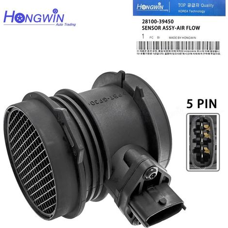 Capteur de débit d'air compatible avec Hyundai Sorento 28100 39450 (1/5)