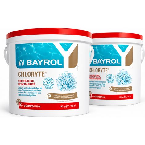 Chlore non stabilisé BAYROL Chloryte – Granulés - 10 kg