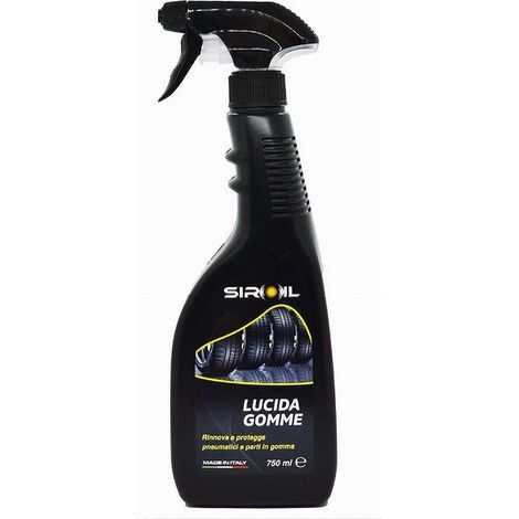 Trade Shop - Lucida Gomme Desde 750 Ml Rinnova Protegge Pneumatici With Spray By Auto Sir-lucg -
