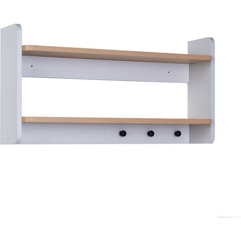 [NEUWERTIG] B-Ware Arthur Berndt Wandregal Regal Ablage Stauraum Lichtgrau Nagano-Oak Kinderzimmer (1/2)