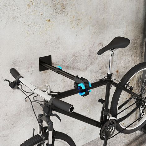 Support de réparation de vélo réglable en hauteur noir charge max pince rotative 360° 41-60x13x13cm 25kg aménagement intérieur