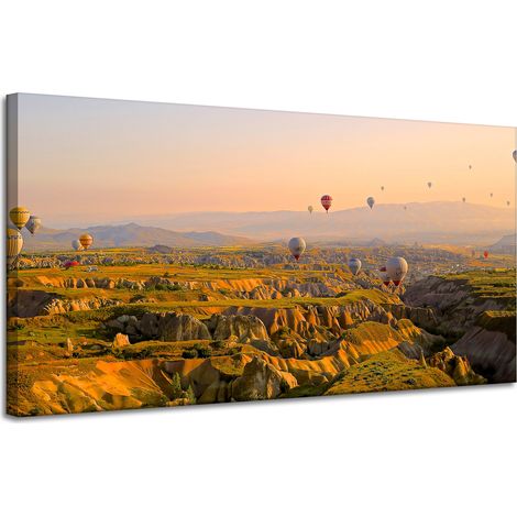Leinwanddruck Natur Ballonfahrt Türkei 120x60