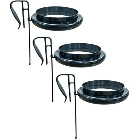 Anneau d'Alimentation Flottant pour Aquarium 3 pièces, support de Cercle d'alimentation Pour Aquarium Sans Cadre Convient aux Poissons Guppy et aux (1/5)