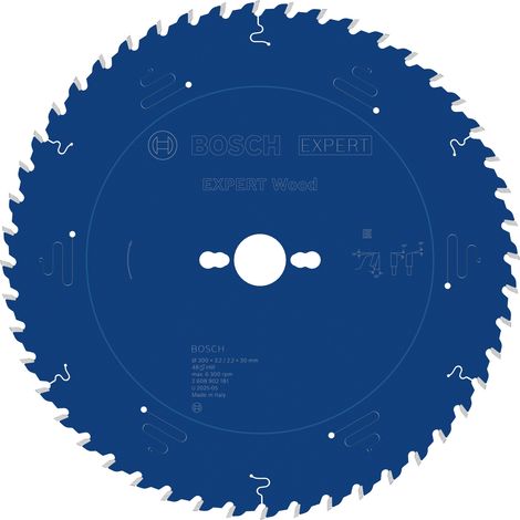 Bosch EXPERT Wood Circular Saw Blade 300 x 3.2/2.2 x 30 mm T48 2608902181 (1/5)