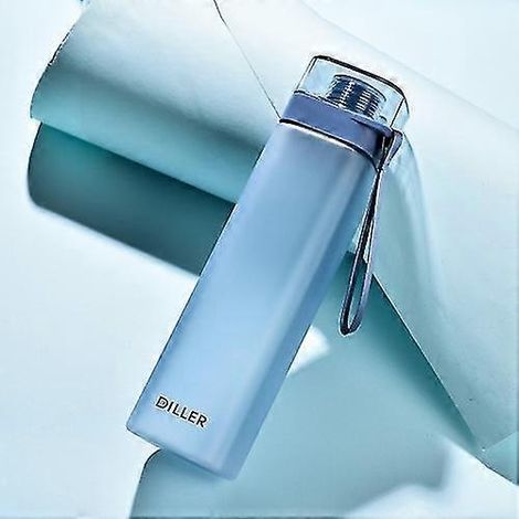 Gourde de fitness carrée Diller D8646, étanche, 550 ml, bleue (1/5)