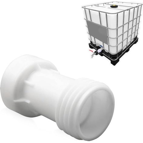 IBC Accessoire De Réservoir,Adaptateur Extension,Adaptateur s60 x 6,Raccord Cuve 1000 litres,pour Robinet Cuve 1000L,Cuve IBC (1/5)