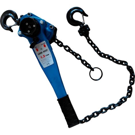 POLIPASTO DE CADENA 1500 daN  - Cadena 1.5 Mts. (1/2)