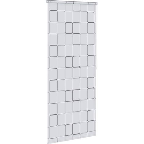 vidaXL Rollo-Duschvorhang 120x240 cm Quadratisch