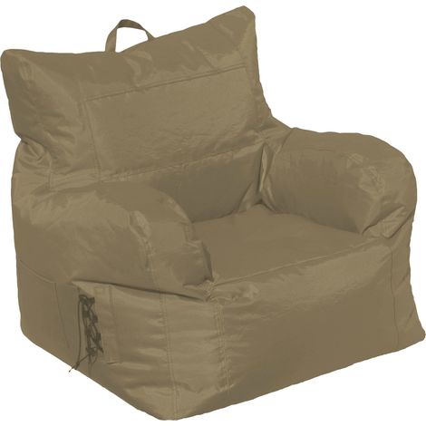 Poltrona Pouf in Poliestere Avalli Oxford Sabbia (1/2)