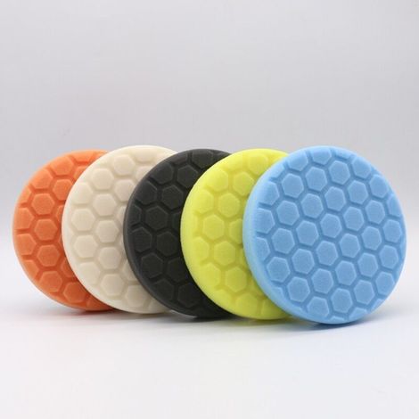 Lot de 5 bonnets pour polisseuse - 150 mm