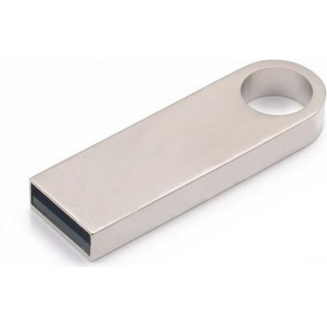 Clé USB 2 To – Clé USB métallique étanche pour le stockage de données – Clé USB porte-clés résistante pour la sauvegarde et le transfert de données