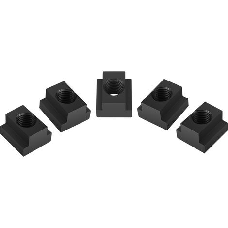 5 pcs  Black Oxide Finish T Slot Nuts M14 Threads Fit Into T slots In Machine Tool Tables
