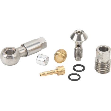 Accessoires pour durites de frein à disque à tête olive : kit d'adaptateurs pour durites à tête olive MT4 6 8 (1/5)