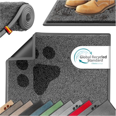 KESSER® tapis d'entrée, antidérapant - anthracite / noir, 50 x 80 cm, motif (1/5)