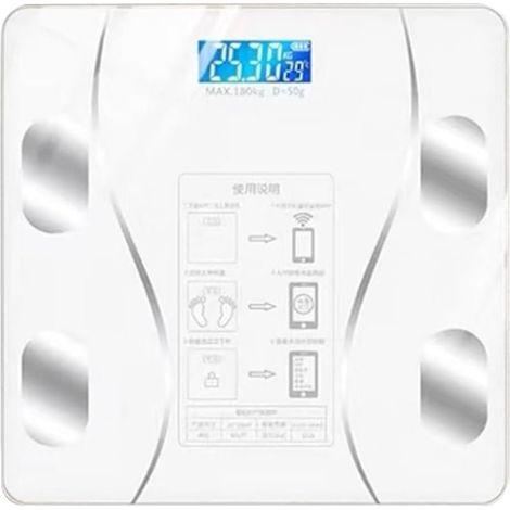 Balance Corporelle pour Une Gestion Efficace du Poids Balance Domestique Ultra-Précise Blanche (1/5)