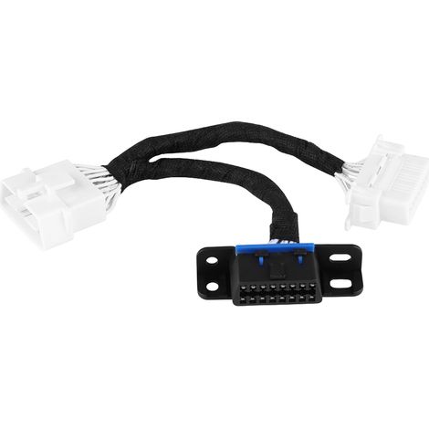 Câble adaptateur répartiteur OBD2 16 broches mâle vers double femelle, câble en Y (1/5)