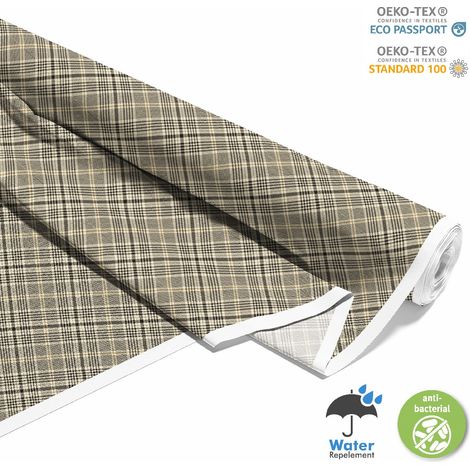 OUTDOOR DEKOSTOFFE OXFORD - Motiv kariert 8 I DX355