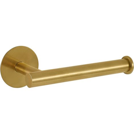 Porte-Papier Toilette Autocollant doré, sans perçage, Support Mural en Acier Inoxydable, Support de Rouleau de Papier Toilette antirouille pour Salle de Bain, Cuisine, Camping-Car, Salle de Bain (1/5)