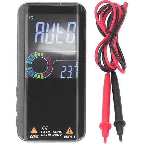 BSIDE Digitalmultimeter mit intelligentem Farb-LCD-Display, 9999 Zählwerten und Voltmeter/Spannungsprüfer S10 (1/4)