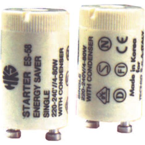 Starter universale con condensatore - 4/65w 230v