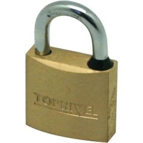 Candado Seguridad 30Mm Arco Corto Laton Nivel (1/3)