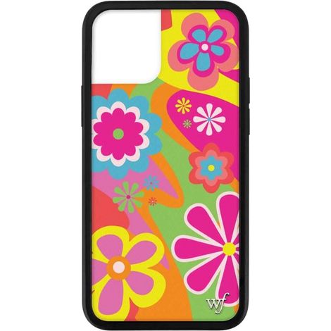 CUSTODIA CON FIORI COLORATI PER IPHONE 12/12 PRO