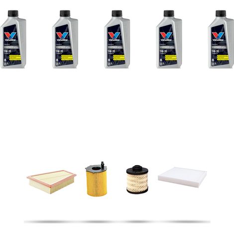Kit tagliando 4 FILTRI e 5L OLIO compatibile con Ford KA+ 1.5 TDCI 70kw dal 2018 (1/5)