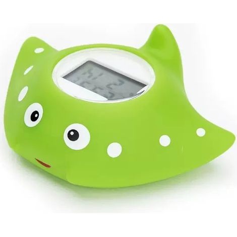 Grünes Fisch-Poolthermometer für Schwimmbad, Badewanne, Anzeigethermometer (1/5)