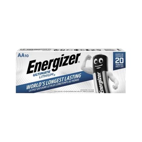Energizer Ultimate Lithium AA B2B, 10 unidades, 639753