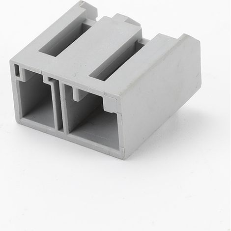 DJ7021BWM-2.2-0.7-AW Draht-zu-Platine-Steckverbinder mit gecrimptem, umspritztem Gehäuse und Stiftkopf, rechteckiger Steckverbinder (1/4)