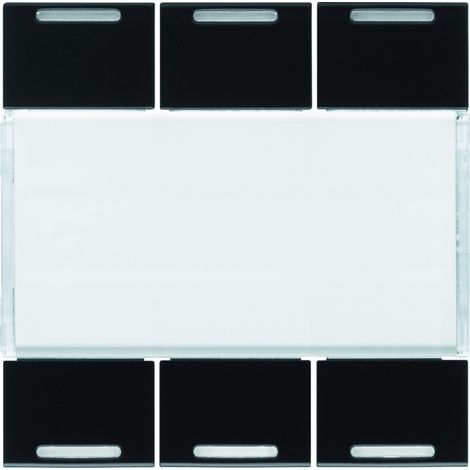 Enjoliveur 6 boutons poussoirs KNX gallery LED night (WXE316N) (1/2)