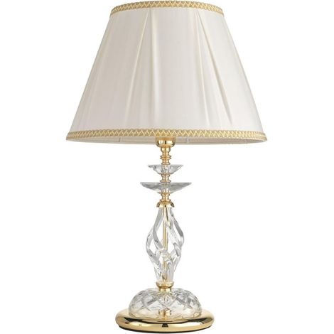 Lampada da tavolo 1306 in vetro soffiato lavorato a mano Oro 40x65 cm (1/2)