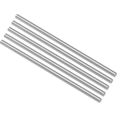 Outil de Tournage HSS Rond Acier Tige 3.7mm Barre 100mm Longueur pour Arbre Engranage Perceuse Outil de Tour Aléseuse Tournant Miniature Essieu Cylindrique épingle 5pcs (1/4)