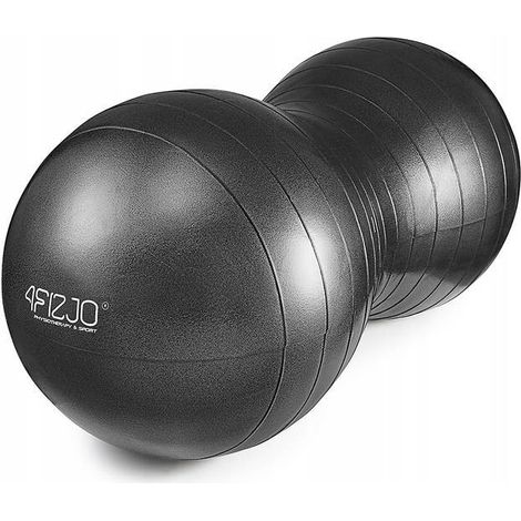 Palla da ginnastica 4FIZJO PEANUT nera