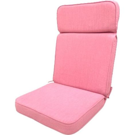 Powder Luxury High Recliner Cushion - L116 x W49 x D5 cm - Pink