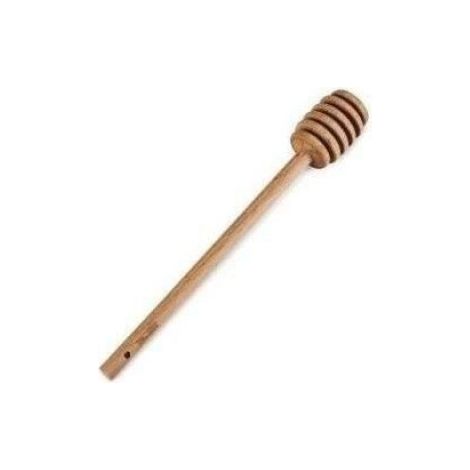 Cuillère à miel - - 18 cm - Bois de hêtre - Service propre - Dosage précis (1/5)