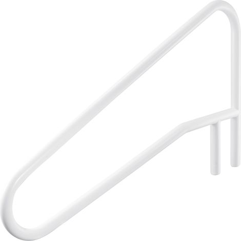 Schwimmbad-Handlauf aus Edelstahl, 1371x48x813 mm, 100 kg Tragkraft, nahtlos geschweißt, geeignet für Basis- oder Einbaumontage, Unterstützung beim Einstieg in Pools, Wasserparks und Spa-Bereiche (1/5)