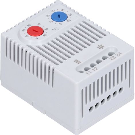 Mechanischer Thermostat, einstellbarer kompakter Temperaturregler für Heizung und Kühlung, Schalter für Kommunikation und Windkraft (1/5)