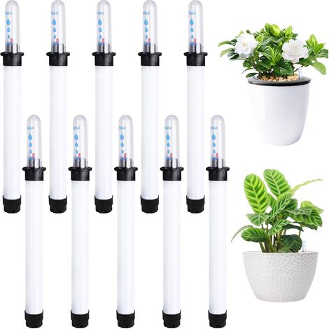 Set mit 10 Wasserstandsanzeigern für Hydrokultur – Kunststoff – 23 cm – Bewässerungsanzeige für Zimmerpflanzen – für Anzuchttöpfe, Pflanzgefäße und Topfpflanzen