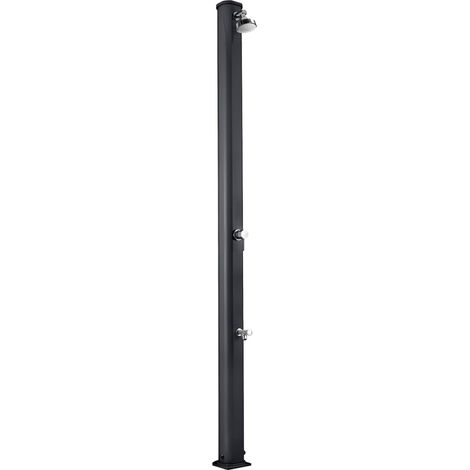 Doccia Solare da Giardino 25L Miscelatore e Lavapiedi Arkema Jolly S Grigio Antracite (1/5)