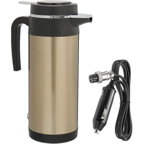 12V 1200ML Bouilloire électrique Portative de Voiture, Tasse de Chauffage de Voyage de voiture Tasse à boire, Chaudière à eau de Bouilloire de Chauffage de voiture pour Eau Thé Café Lait(12V) (1/5)