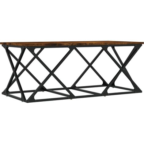 Maison Exclusive - Tavolino da Salotto Rovere Fumo 100x49x40 cm Legno Multistrato