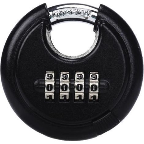 Cadenas à Combinaison - Code 4 Chiffres - Imperméable - Alliage de Zinc - 7x7 cm (1/4)