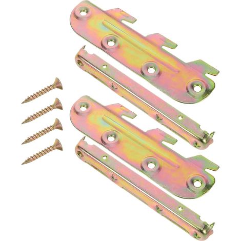 Supports de fixation invisibles en fer pour lit plaque de (1/5)