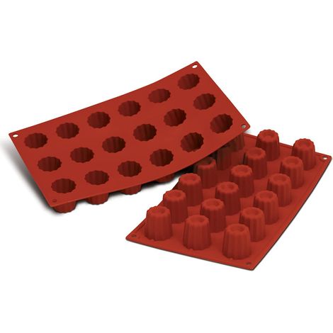 Silikomart - SF033 MINI CANNELE' - Stampo in silicone Ø35 h 35 mm (1/3)
